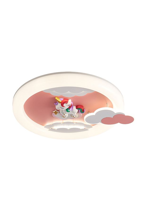 Page Ledli Unicorn Desenli Plafonyer Çocuk Odası Avize - 3