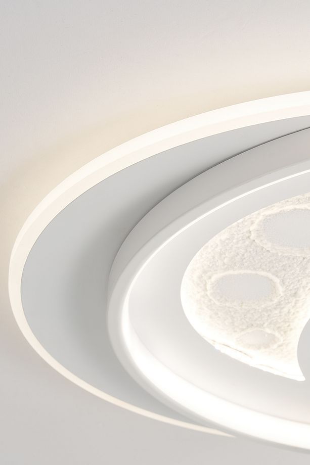 Arıa 3D Plafonyer Pervaneli Ledli Avize - 5