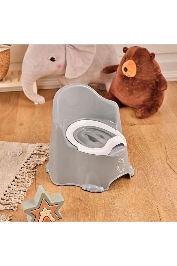 Çocuklar Için Tuvalet Alıştırma Lazımlığı Tutma Kollu Koltuk Tipi Çocuk Lazımlık Koltuk Tip - 2