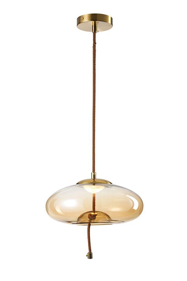 Niora Tekli 5 Watt 3000K Eskitme Bal Camlı Led Sarkıt Avize - 3