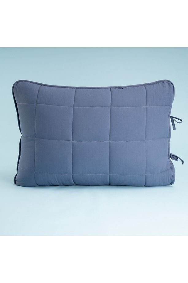 Kullanımı Kolay Tek Kişilik Yastık Alezi Ve Yorgan Seti 170x230 Cm Denim - Egeo Life Serisi - 6