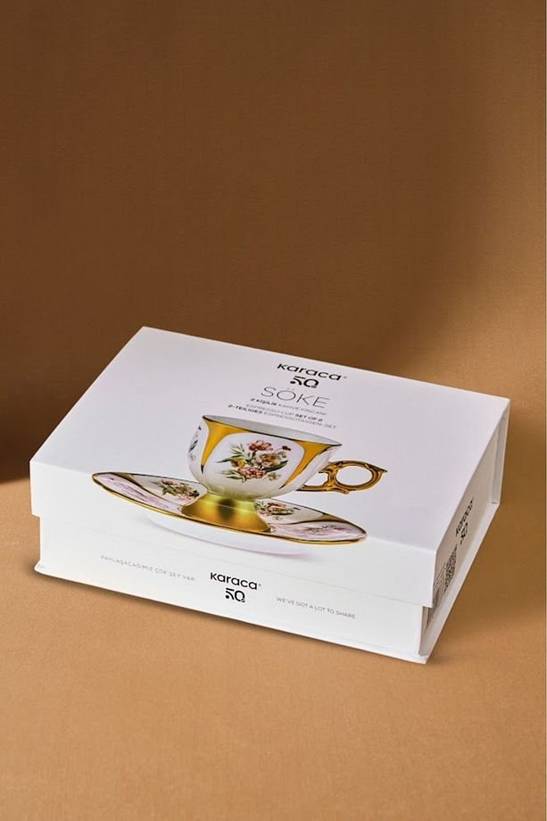 Söke 2 Kişilik Kahve Fincan Takımı 90 ml - 6