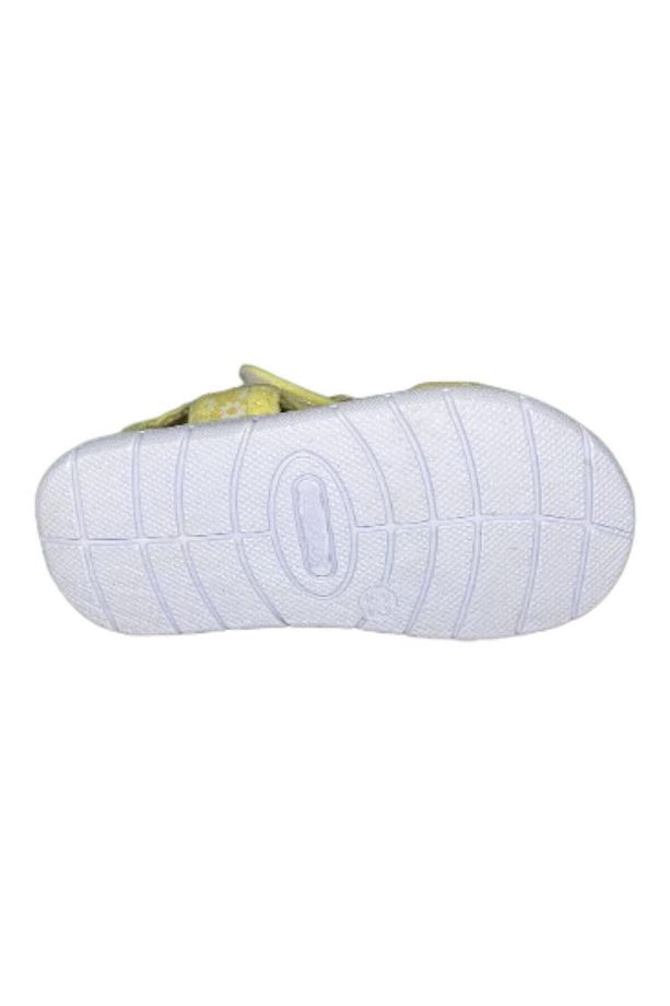 Sarı Yumuşak Baskılı Unisex Çocuk Sandalet - 7