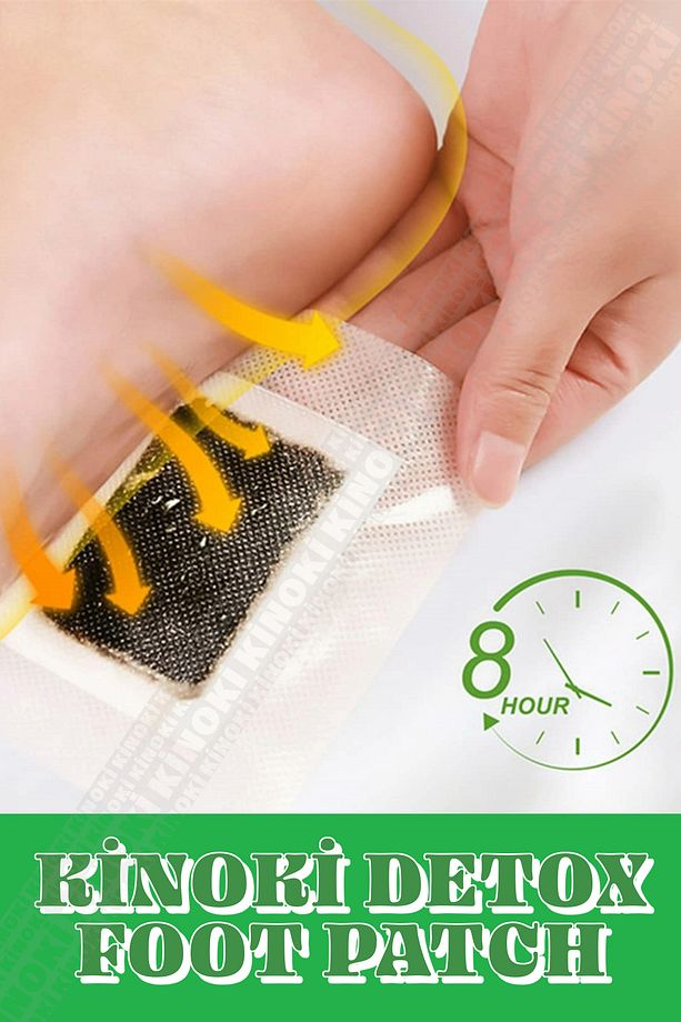 10 Adet | %100 Detoks Ayak Bandı , Foot Patch Toksin Atıcı Ayak Detoksu Bantı - 9