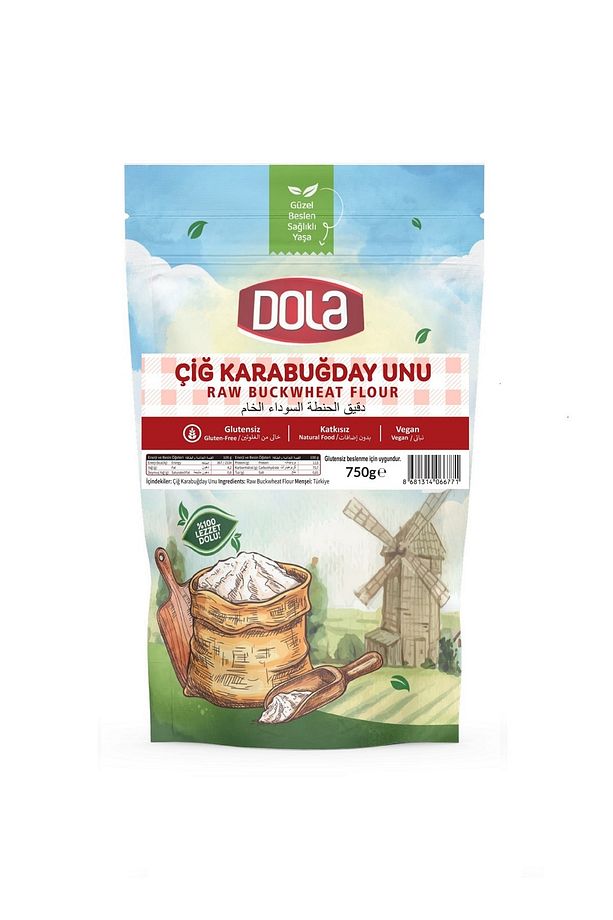 Glutensiz Çiğ Karabuğday Unu 750 Gr - 1