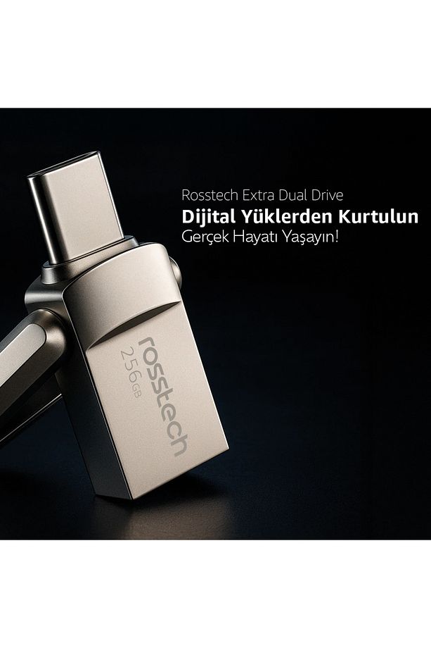Extra Dual Drive 256gb Usb 3.2 Gen1 To Type-c 150mb-sn Flash Bellek - 2