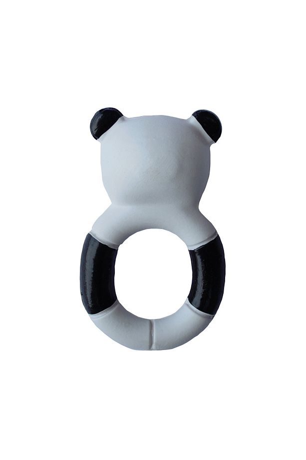 Bebek Diş Kaşıyıcı Ve Oyuncak - Panda Halkalı Şekilli Dişlik (%100 DOĞAL KAUÇUK) - 3