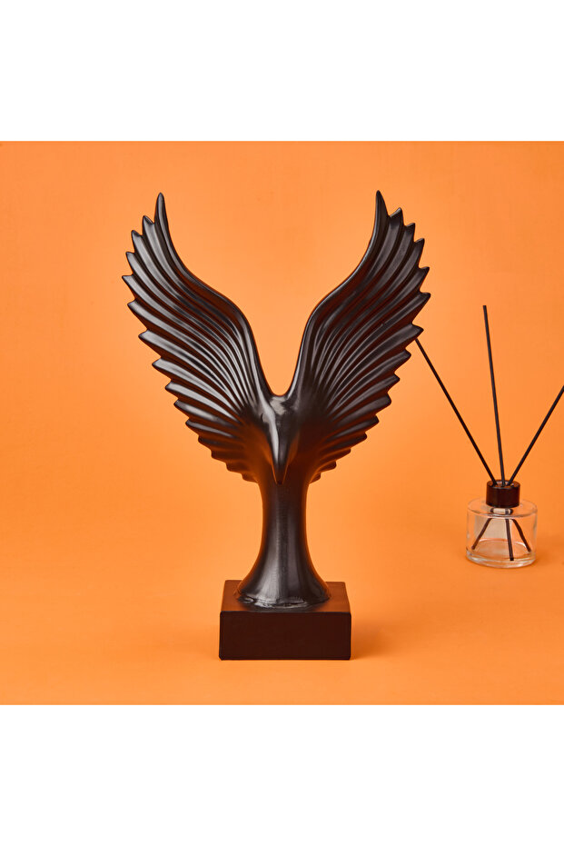 Deco Eagle Dekor - Siyah - 34 cm - 2