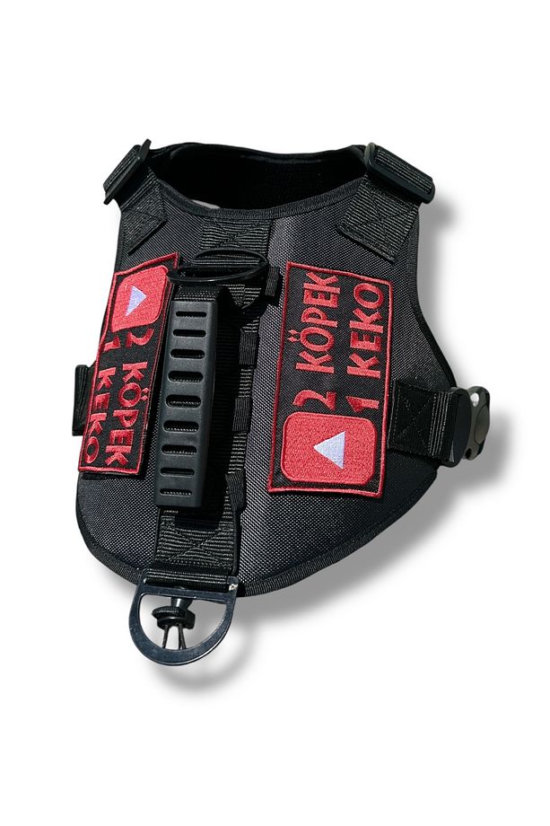 Tactical köpek göğüs tasması - 7