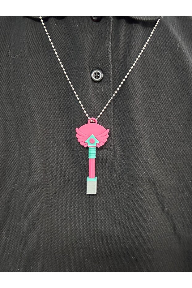 Squid Game 3. Sezon Anahtar Kolye | 1 Adet Kare Sembol | 3d Baskı Replika Takı - 4