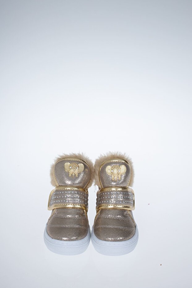 Kürklü Cırtı Taşlı Çocuk Bot - 2