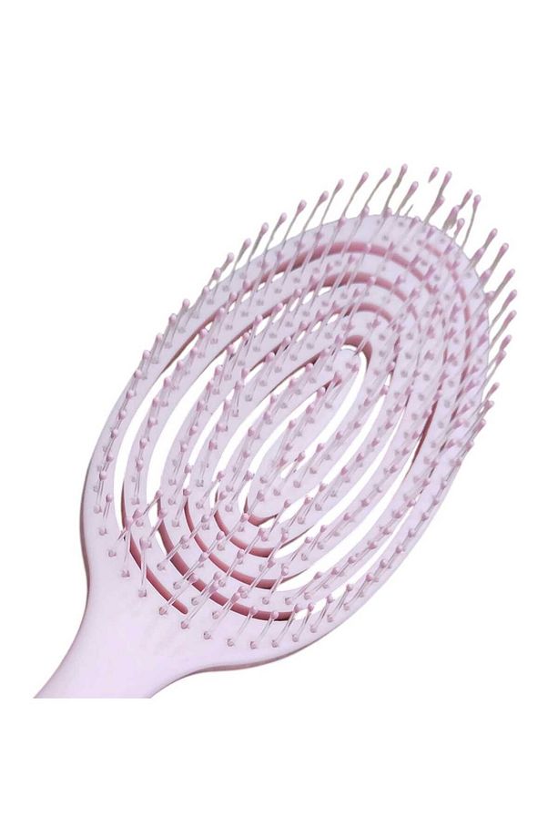 İnce,kalın,kıvırcık saçlar için kuru ıslak saç fırçası,dolaşıklığı açan saç fırçası, - Pembe - 4