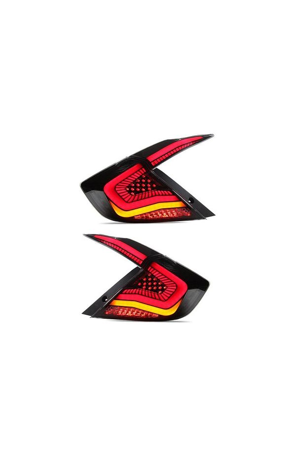 Honda Civic Fc5 Stop Lambası Ledli Omurga Model Siyah 2016 / 2023 - 2
