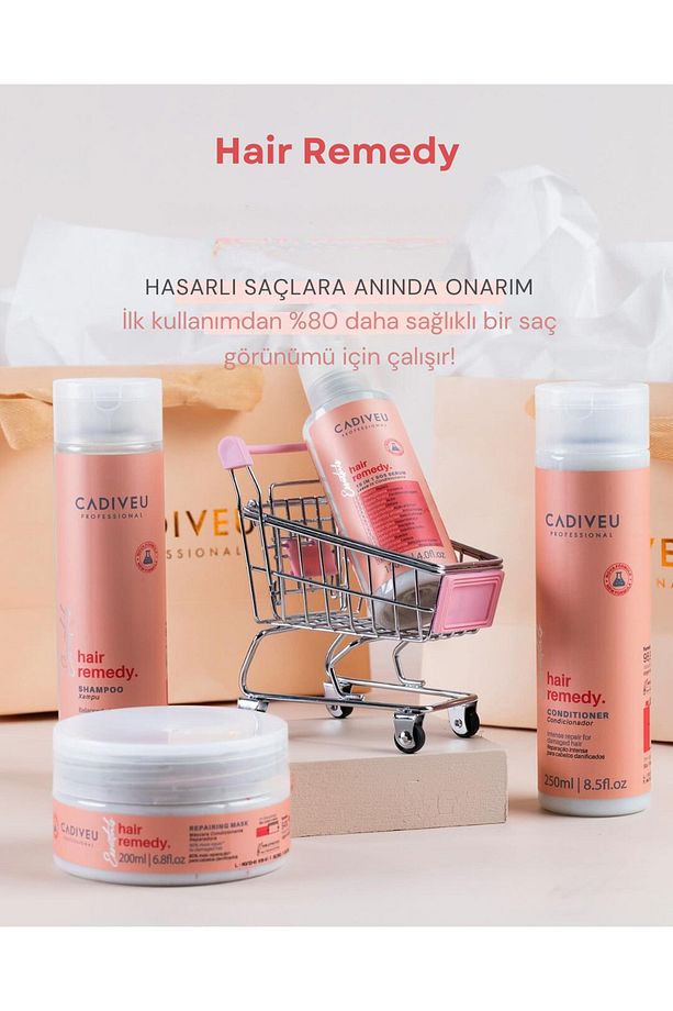 CADIVEU ESSENTIALS HAIR REMEDY ŞAMPUAN 250ML - 3