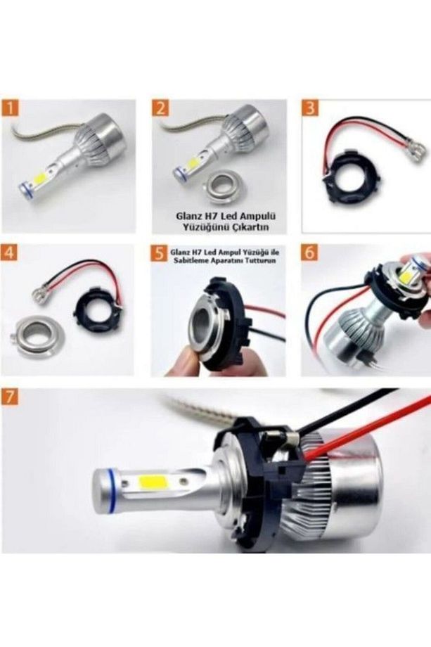 H7 Audı A3 - A4l-a6l (L18) Led Xenon Montaj Aparatı Adaptörü - 2