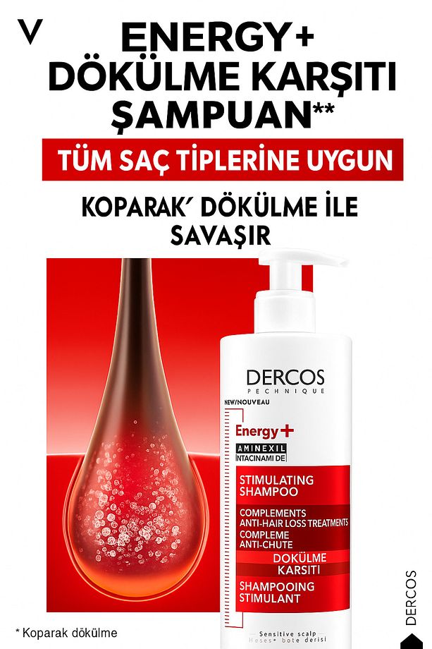 DERCOS SAÇ DÖKÜLMESİNE KARŞI ŞAMPUAN 400ML - 2