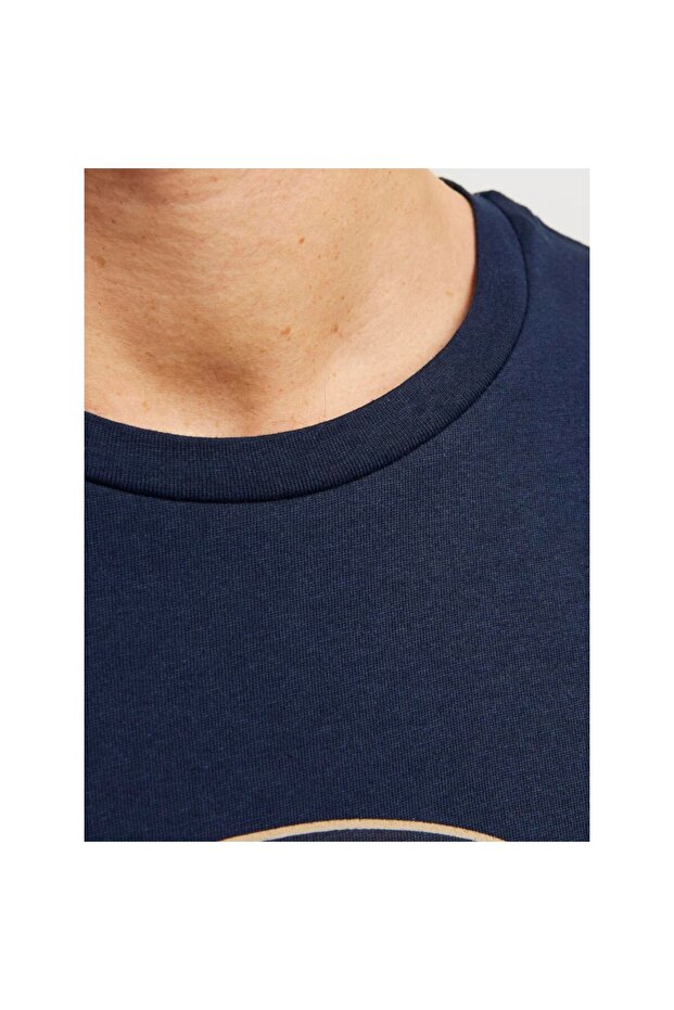 Jjsummer Vıbe Tee Ss Crew Neck Ln Erkek T-shırt - 4
