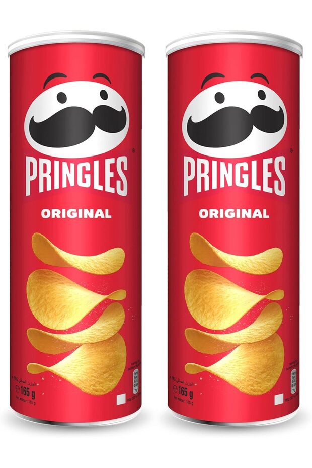 Original Classic Salted Crispy Potato Chips Canister Stack Twin (2x165g)