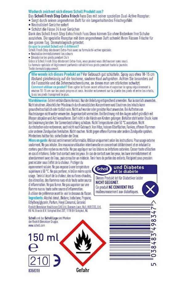 Koku Önleyici Ayak Spreyi 150 ml - 5