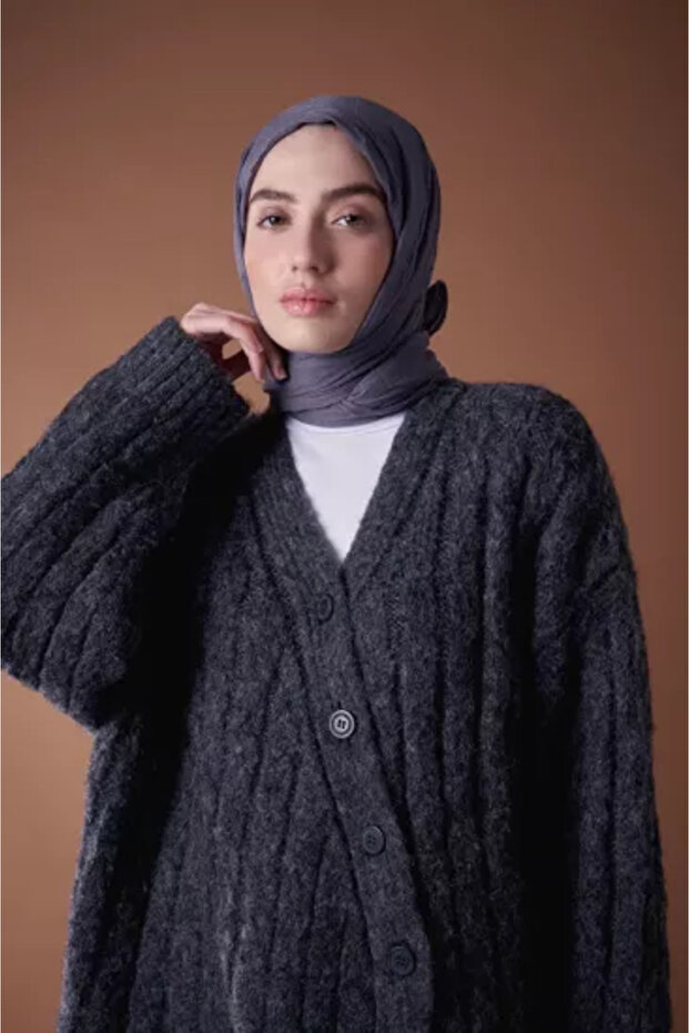 Bambu Şal Antrasit - 7