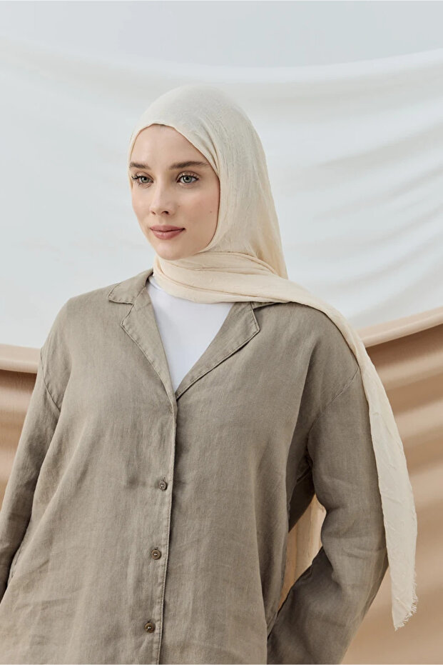 Aminenesil bambu şal iğde renk - 3