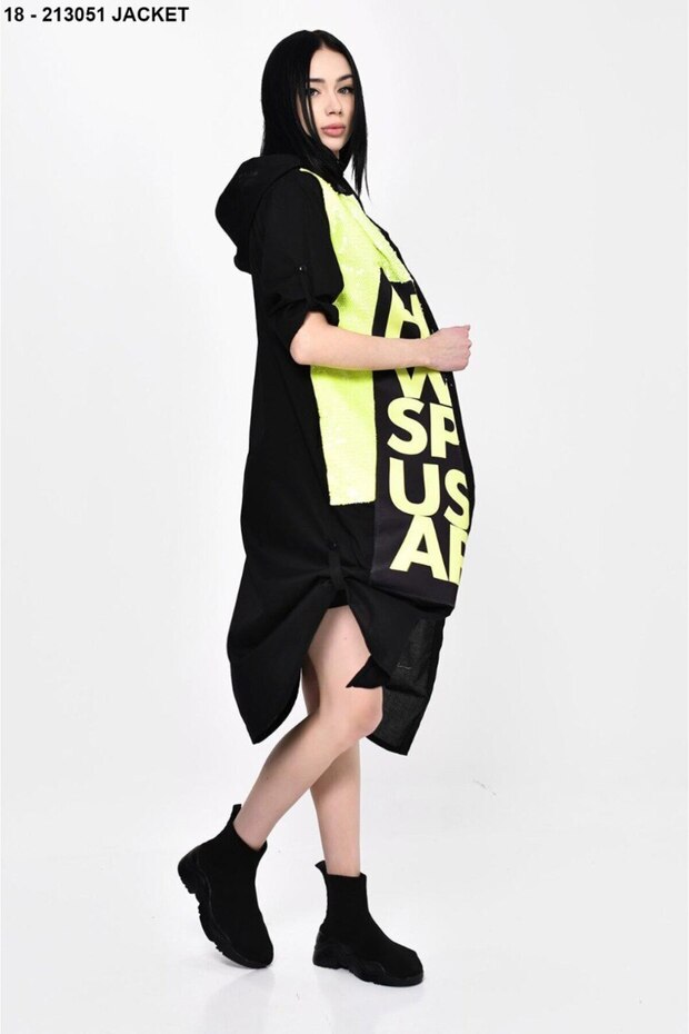 Pullu tasarım gömlek - 1