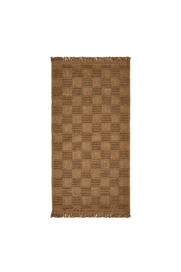 Soft Pleed Rutenna Halı - Bej - 80x150 cm - 1