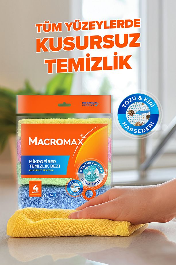 Macro Max Mikrofiber Bez Eko Paket 4’lü - 2