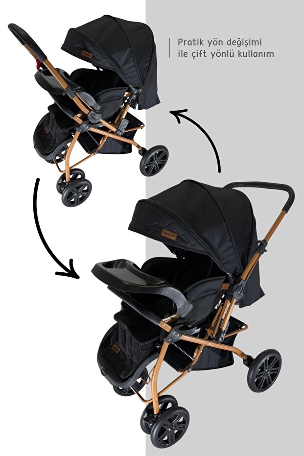 Çift Yönlü Bebek Arabası - 4