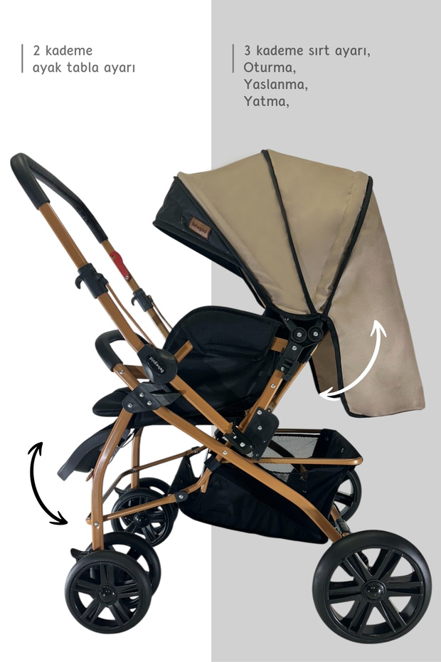 Çift Yönlü Bebek Arabası - 3