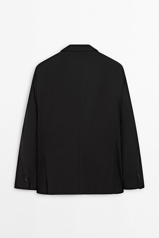 %100 yün klasik blazer - 8