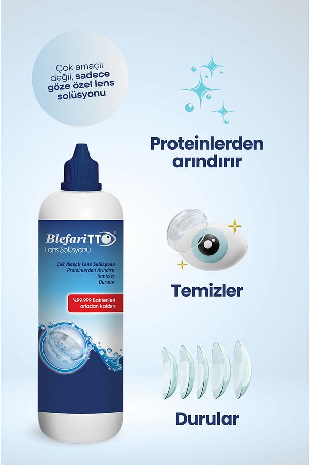 Blefaritto Lens Solüsyonu 360 ml Ikili Paket Son Kullanım Tarihi: 09.2026 - 3