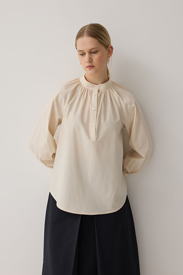 Hakim yaka gömlek - 1