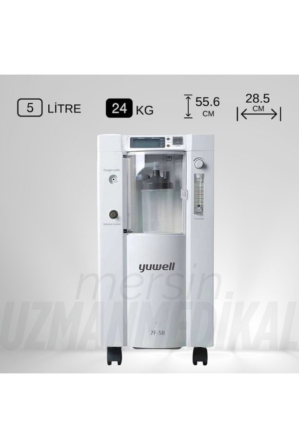 7F-5B Oksijen Konsantratörü 5 LT (Pulse Oksimetre & Yedek Filtre Hediyeli) - 4
