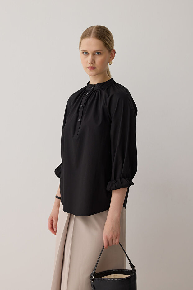 Hakim yaka gömlek - 1