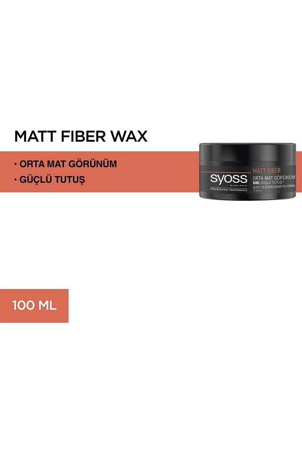 Matt Fiber Güçlü Tutuş 4 Orta Mat Görünüm Wax 100ml - 2