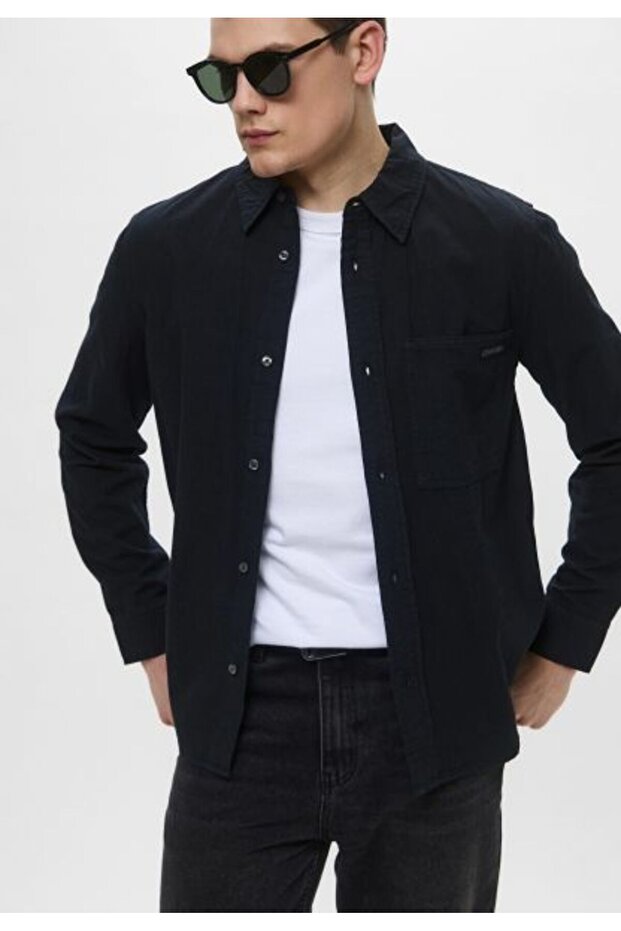 REGULAR CHAMBRAY SHIRT - 4