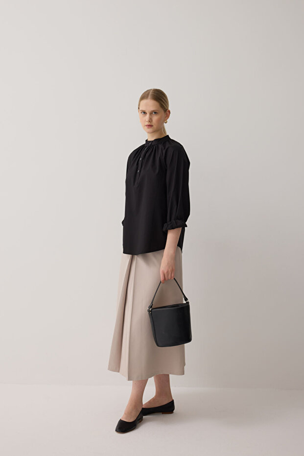 Hakim yaka gömlek - 5