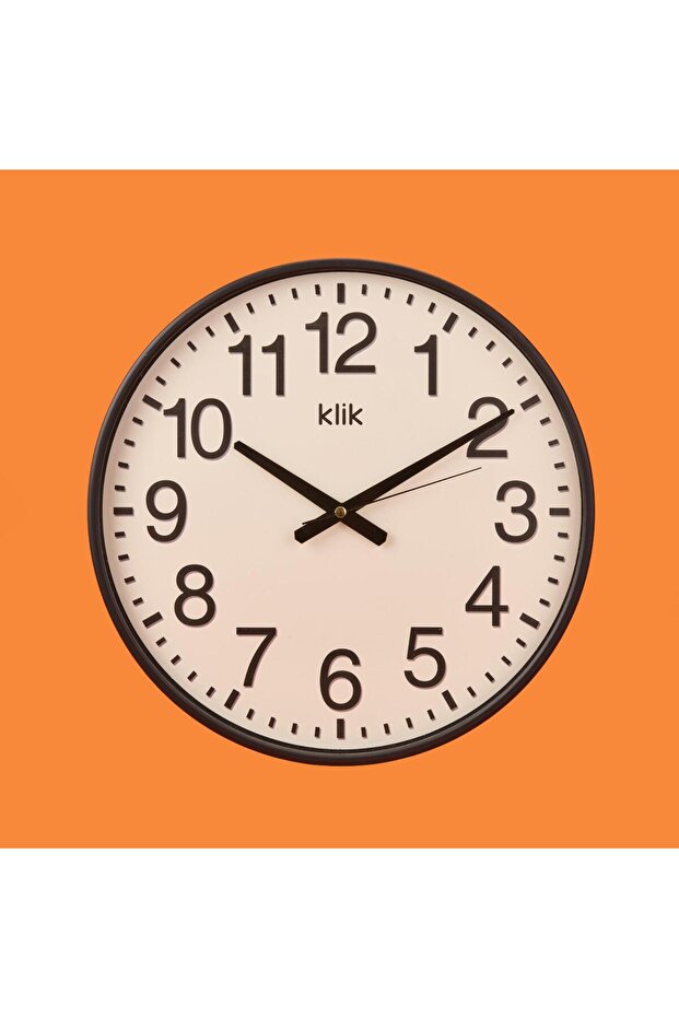 Simplex Duvar Saati - Siyah - 2