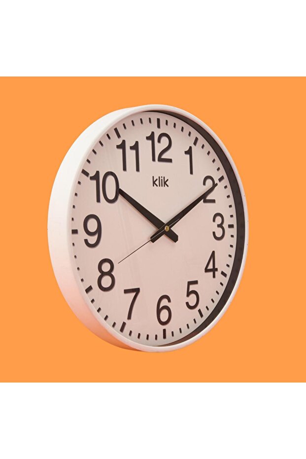 Simplex Duvar Saati - Beyaz - 3