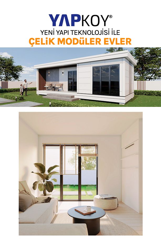 Yüksek Yalıtımlı Çelik Modüler Ev, 40 M2 - 6