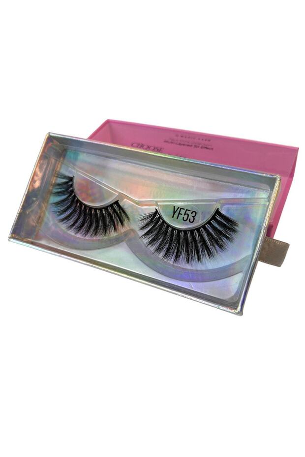 Premium Tekrar Kullanılabilir Takma Kirpik Ultra Yumuşak - Model Yf53 - 6