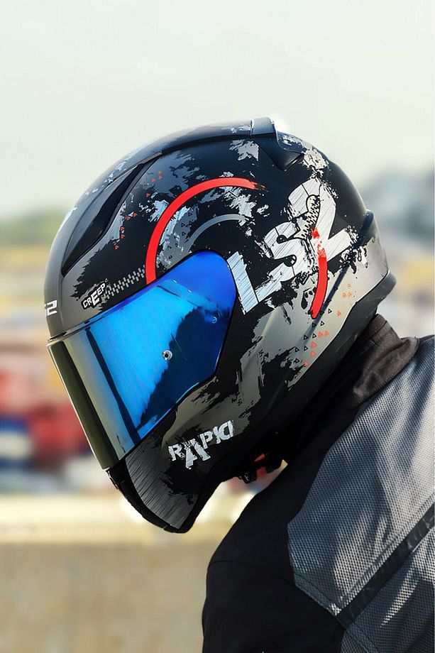 Rapıd 2 Cırcle Mat Tıtanıum-turuncu Kapalı Kask - 8