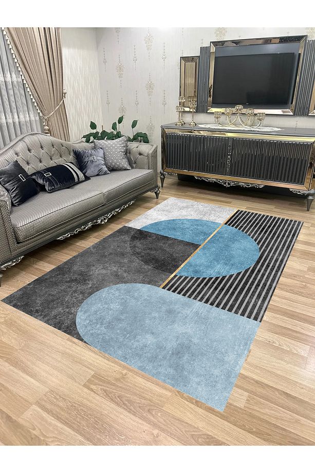 Yıkanabilir Kaymaz Taban Halı Mutfak Dekor Yolluk Koridor Halısı Salon Halısı JUDGE - 1