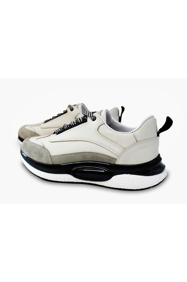 Erkek Hakiki Deri Sneaker & E-TPU Tabanlı Spor Ayakkabı - 3