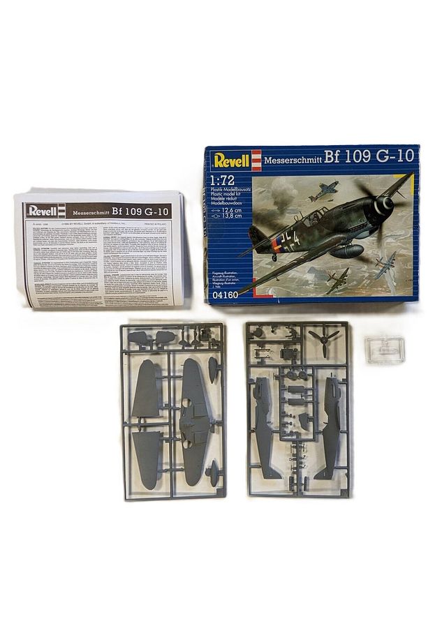 Maket Seti 1:72 Messerschmitt Bf 109 G-10 4160 (12 Cm Uzunluk ) - 5