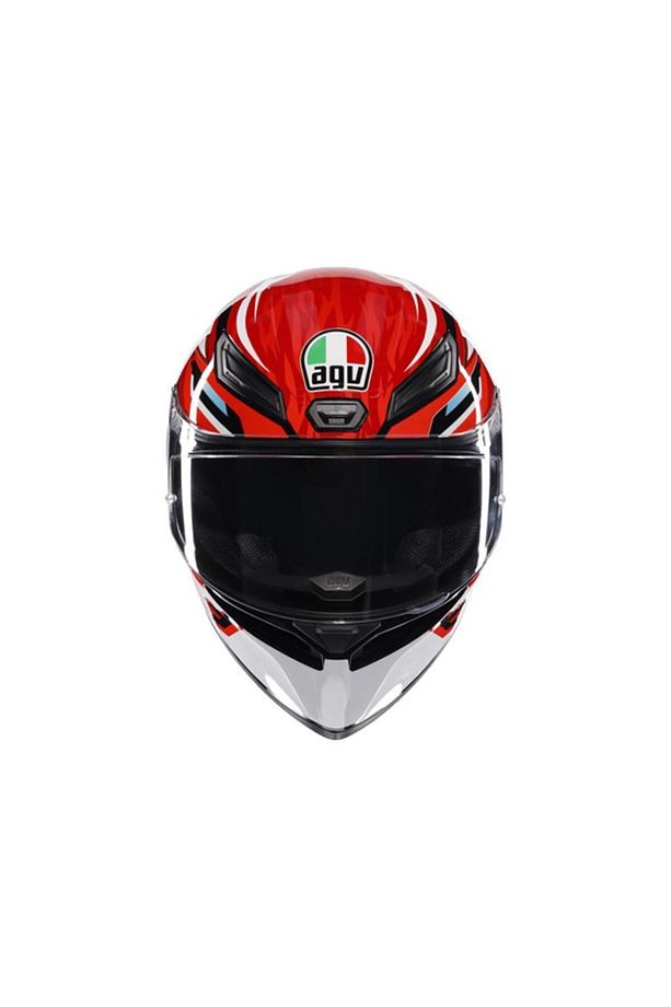K1 S Lion Black Red White Configuration Kapalı Kask - 2