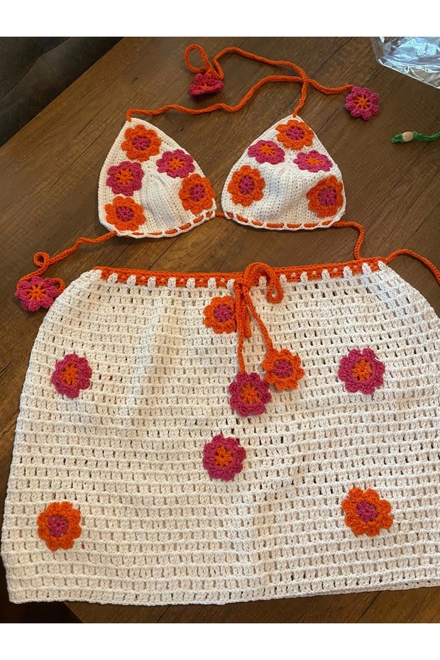 Knitted Patterned Dress - 2