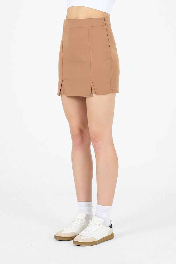 Moda Yeni Sezon Yırtmaçlı Şort Etek Xs-xxl - 2