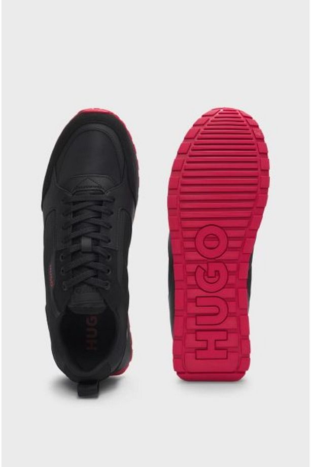 Logolu Süet Detaylı Sneaker Ayakkabı Erkek AYAKKABI 50536568 001 - 2